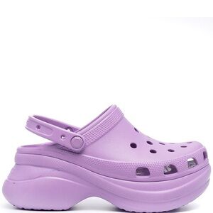 Purple Platform Clog Crocs